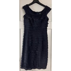 Adrianna Papell Navy‎ Dress Size 10 Sleeveless